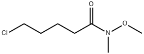 Pentanamide, 5-chloro-N-methoxy-N-methyl- Structural