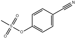 Benzonitrile, 4-[(methylsulfonyl)oxy]- Structural
