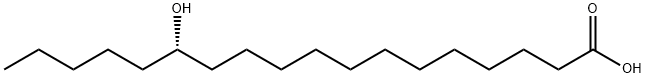 Octadecanoic acid, 13-hydroxy-, (13S)- Structural