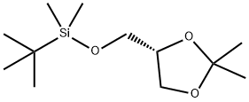 Silane, [[(4R)-2,2-dimethyl-1,3-dioxolan-4-yl]methoxy](1,1-dimethylethyl)dimethyl- (9CI) Structural