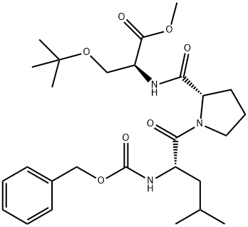 L-Serine, O-(1,1-dimethylethyl)-N-[1-[N-[(phenylmethoxy)carbonyl]-L-leucyl]-L-prolyl]-, methyl ester (9CI) Structural