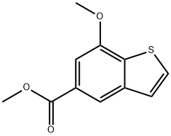 Methyl 7-methoxybenzo[b]thiophene-5-carboxylate Structural