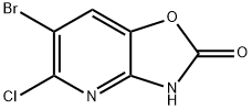Oxazolo[4,5-b]pyridin-2(3H)-one, 6-bromo-5-chloro- Structural