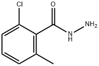Benzoic acid, 2-chloro-6-methyl-, hydrazide Structural