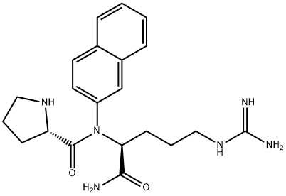 H-Pro-Arg-βNA · HCl Structural