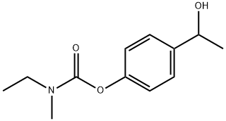 N-Ethyl-N-methylcarbamic Acid 4-(1-Hydroxyethyl)phenyl Ester Structural