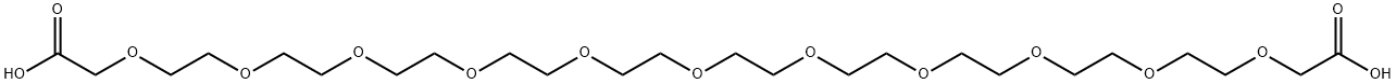 HOOCCH2O-PEG10-CH2COOH Structural