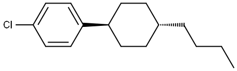Benzene, 1-(4-butylcyclohexyl)-4-chloro-, trans- (9CI) Structural