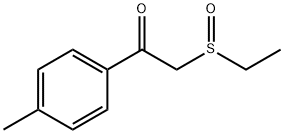 Ethanone, 2-(ethylsulfinyl)-1-(4-methylphenyl)- Structural