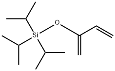 Silane, [(1-methylene-2-propen-1-yl)oxy]tris(1-methylethyl)- Structural