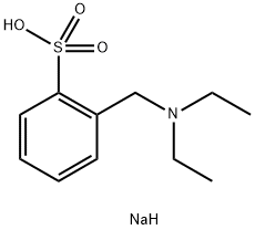 sodium 2-[(diethylamino)methyl]benzene-1-sulfonate Structural