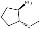 rac-(1R,2R)-2-methoxycyclopentanamine Structural