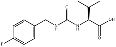 Valine, N-[[[(4-fluorophenyl)methyl]amino]carbonyl]- Structural