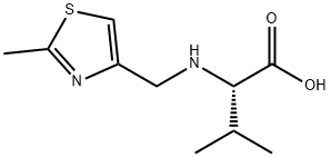 Valine, N-[(2-methyl-4-thiazolyl)methyl]- Structural