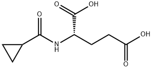 Glutamic acid, N-(cyclopropylcarbonyl)- Structural
