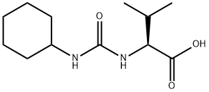 Valine, N-[(cyclohexylamino)carbonyl]- Structural