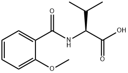 Valine, N-(2-methoxybenzoyl)- Structural