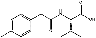 Valine, N-[2-(4-methylphenyl)acetyl]- Structural