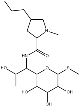 Octopyranoside, methyl 6,8-dideoxy-6-[[(1-methyl-4-propyl-2-pyrrolidinyl)carbonyl]amino]-1-thio- Structural
