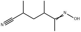 Hexanenitrile, 5-(hydroxyimino)-2,4-dimethyl- Structural