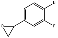Oxirane, 2-(4-bromo-3-fluorophenyl)- Structural