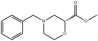 R-methyl 4-benzylmorpholine-2-carboxylate Structural