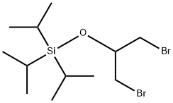 Silane, [2-bromo-1-(bromomethyl)ethoxy]tris(1-methylethyl)- Structural