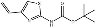 tert-butyl 4-vinylthiazol-2-ylcarbamate Structural