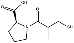 Proline, 1-(3-mercapto-2-methyl-1-oxopropyl)- Structural