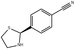 Benzonitrile, 4-(2-thiazolidinyl)-, (S)- (9CI) Structural