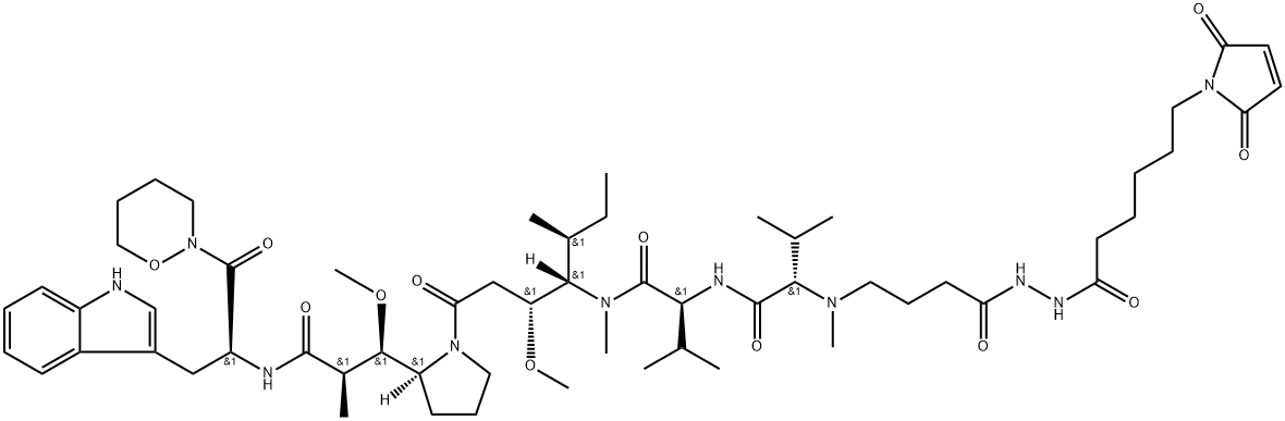 MC-Alkyl-Hydrazine Modified MMAF Structural