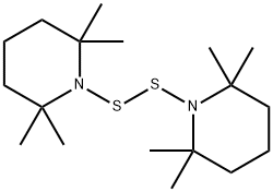 Piperidine, 1,1'-dithiobis[2,2,6,6-tetramethyl- Structural