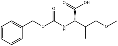 Homoserine, O,3-dimethyl-N-[(phenylmethoxy)carbonyl]- Structural