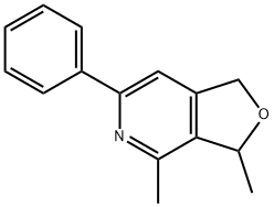 Furo[3,4-c]pyridine, 1,3-dihydro-3,4-dimethyl-6-phenyl- Structural