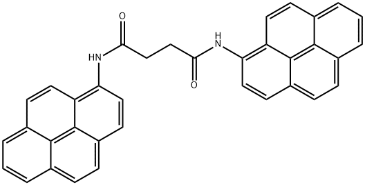 Butanediamide, N1,N4-di-1-pyrenyl- Structural