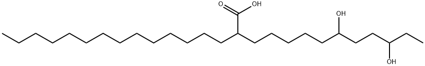 Hexadecanoic acid, 2-(6,9-dihydroxyundecyl)- Structural