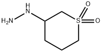 Hydrazine, (tetrahydro-1,1-dioxido-2H-thiopyran-3-yl)- Structural