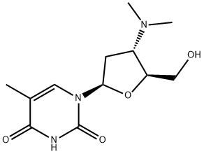 Thymidine, 3'-deoxy-3'-(dimethylamino)- Structural