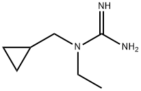 Guanidine, N-(cyclopropylmethyl)-N-ethyl- Structural