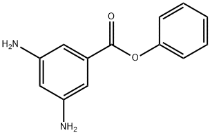 Benzoic acid, 3,5-diamino-, phenyl ester Structural