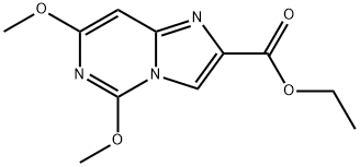 ethyl 5,7-dimethoxyimidazo<1,2-c>pyrimidine-2-carboxylate Structural