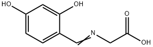 Glycine, N-[(2,4-dihydroxyphenyl)methylene]- Structural
