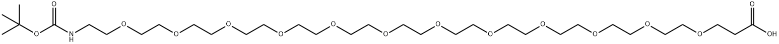 Boc-NH-PEG12-CH2CH2COOH Structural