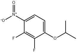 Benzene, 2,3-difluoro-1-(1-methylethoxy)-4-nitro- Structural