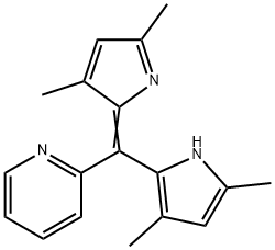 Pyridine, 2-[(3,5-dimethyl-1H-pyrrol-2-yl)(3,5-dimethyl-2H-pyrrol-2-ylidene)methyl]- Structural