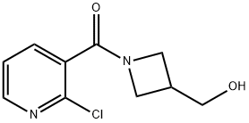 Methanone, (2-chloro-3-pyridinyl)[3-(hydroxymethyl)-1-azetidinyl]- Structural