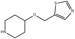 Piperidine, 4-(5-thiazolylmethoxy)- Structural