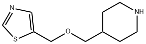 Piperidine, 4-[(5-thiazolylmethoxy)methyl]- Structural