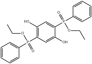 Diethyl phenyl (phenyl) (2,5-dihydroxyph enyl)-bis-(phosphinate) Structural
