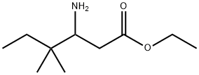 Hexanoic acid, 3-amino-4,4-dimethyl-, ethyl ester Structural